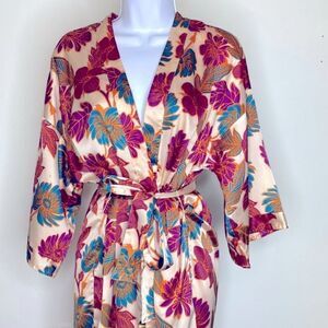 NEW…Cream/Blue/Fuchsia cardigan size S (small) from Forever21